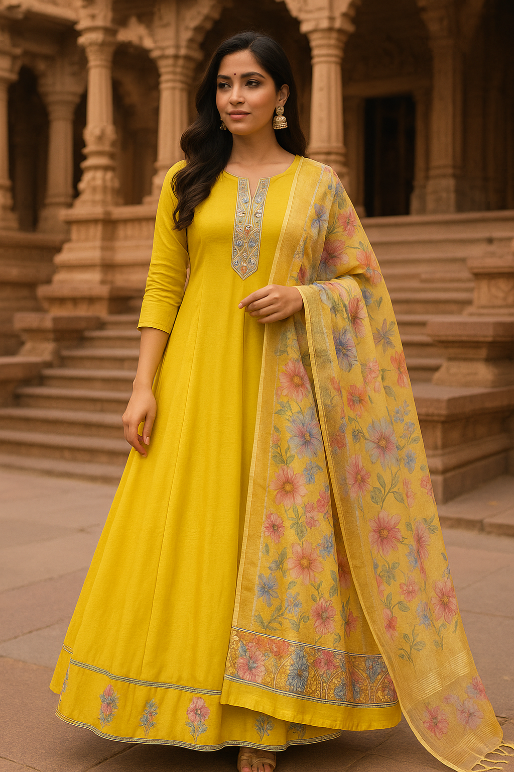 Long Kurti For a Ethnic Celebration