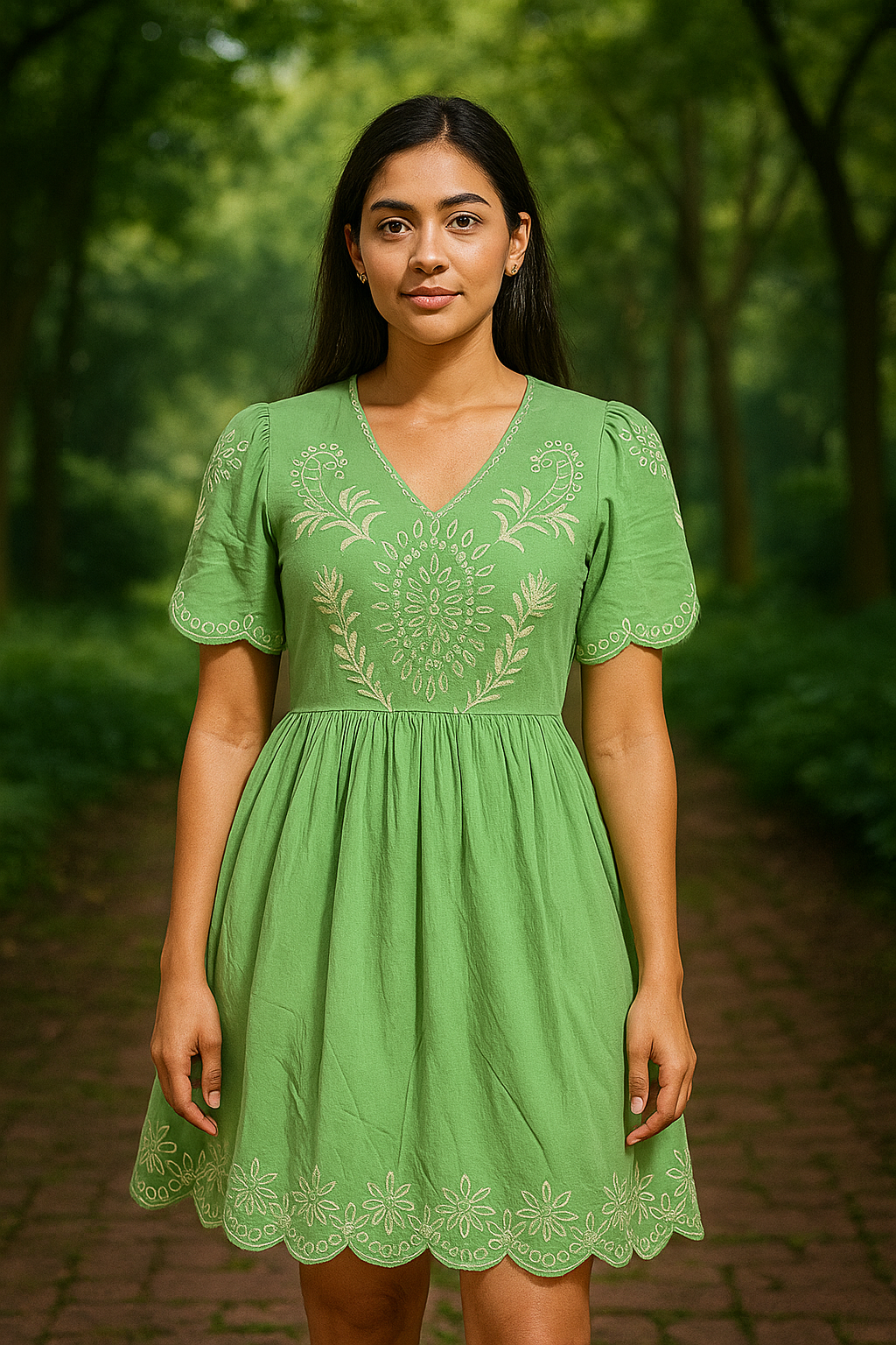Green Tunics