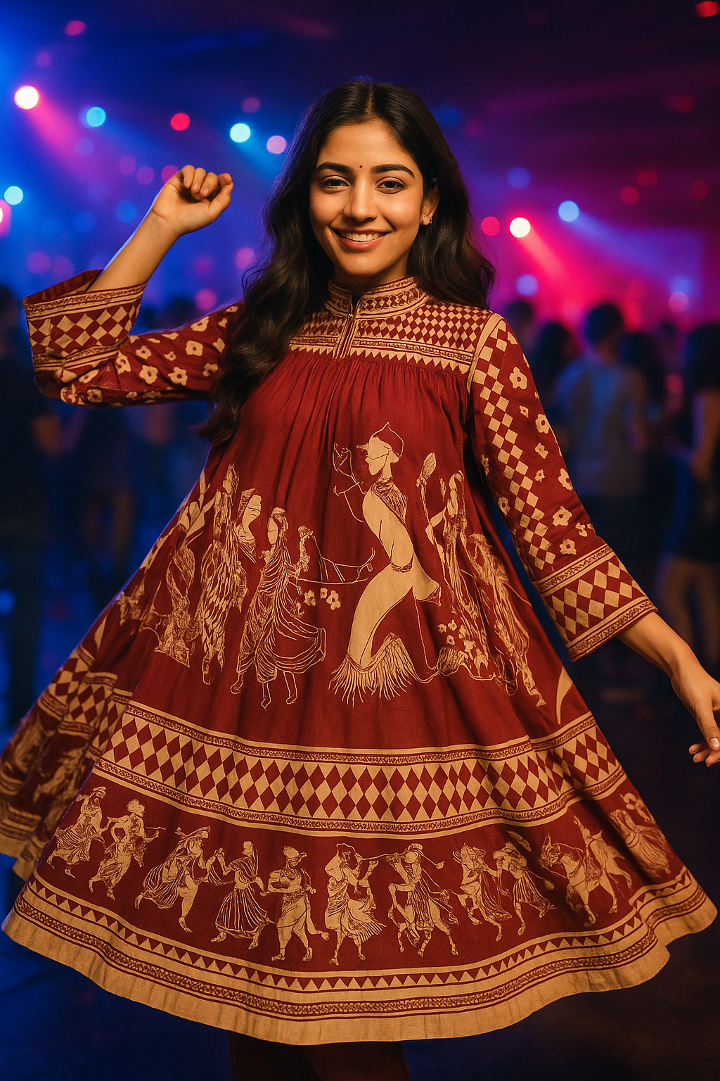 Orange Batwomen Single Piece