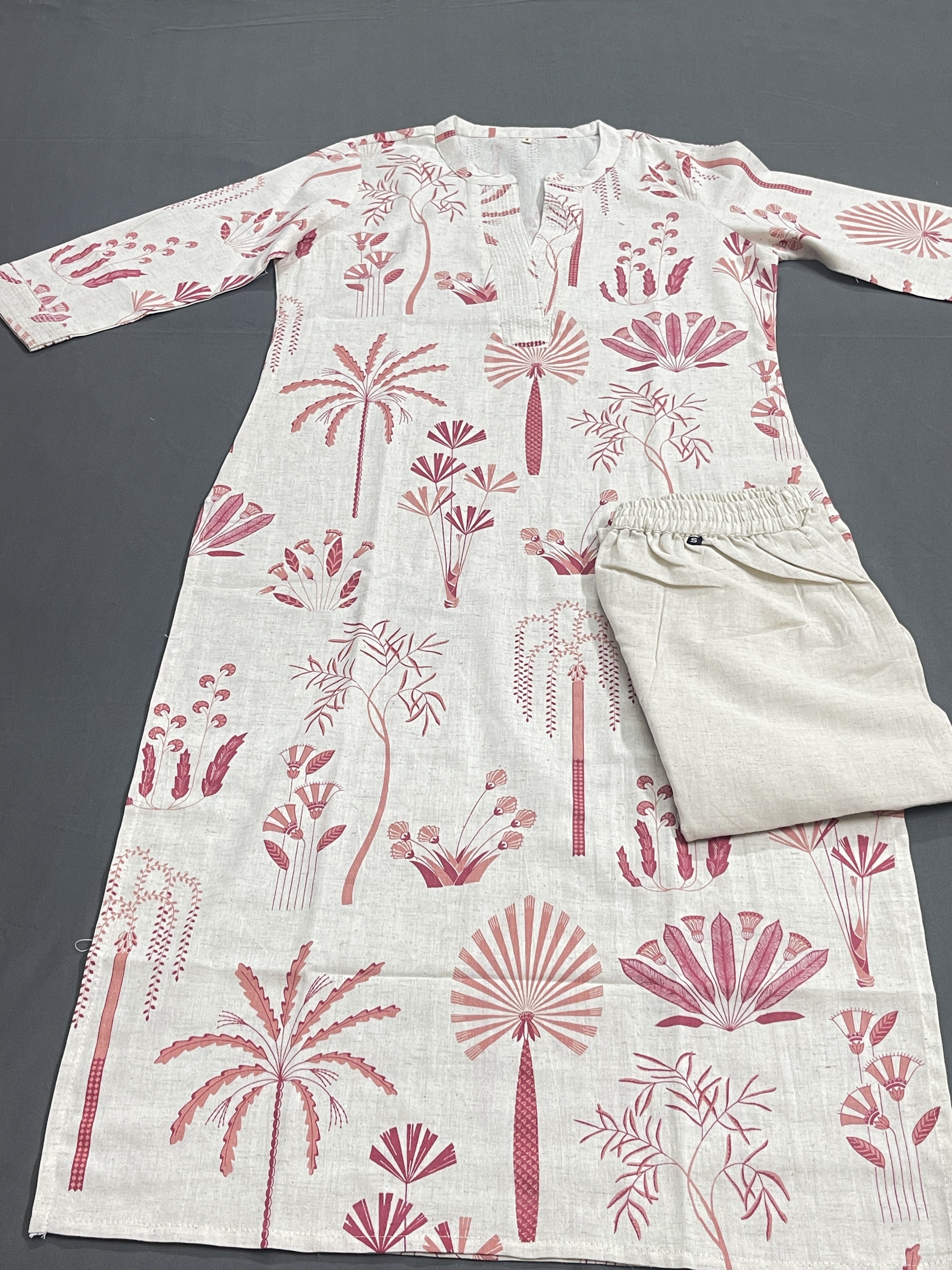 Khadi Kurti Set