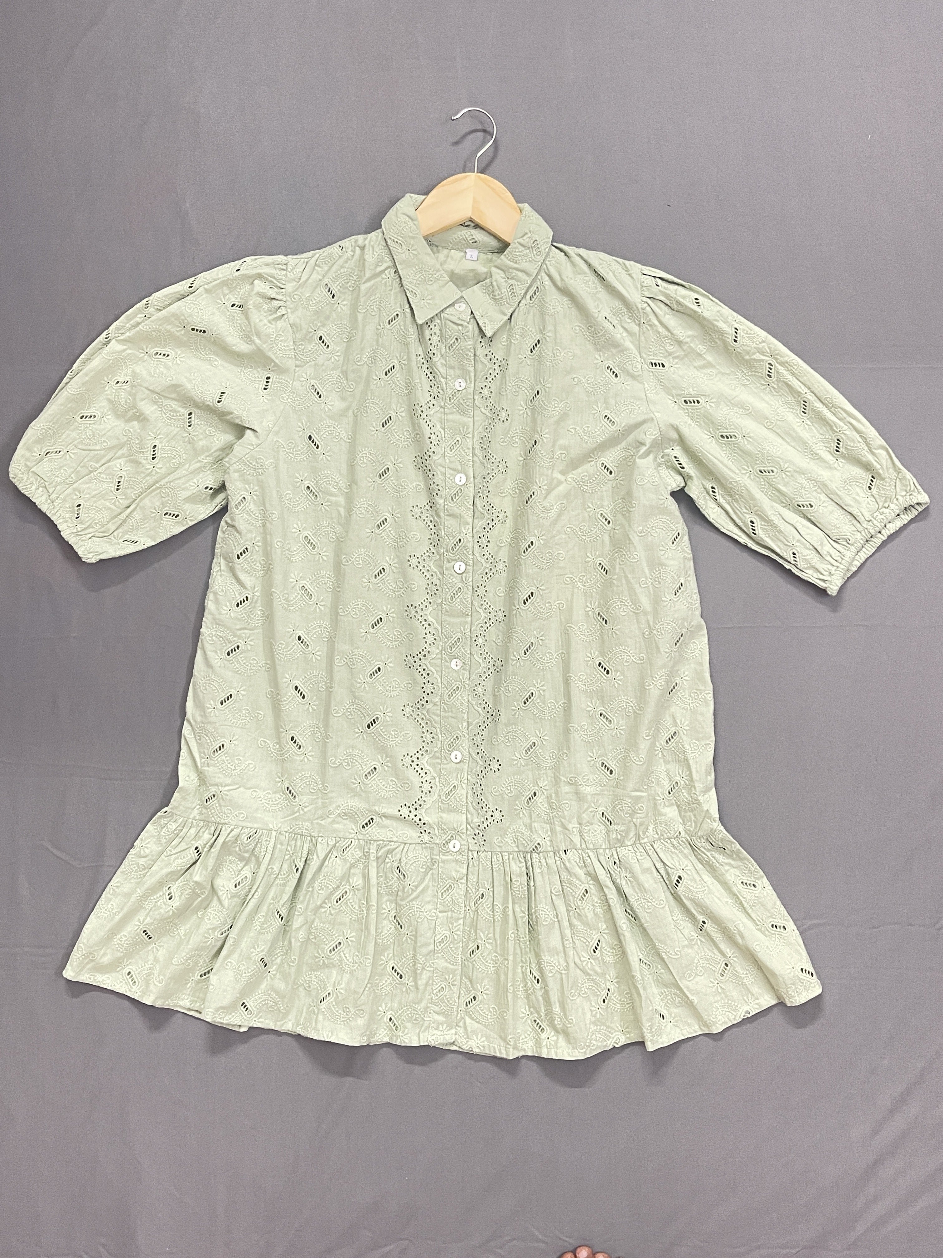 Tunic Eyelet Embroidery