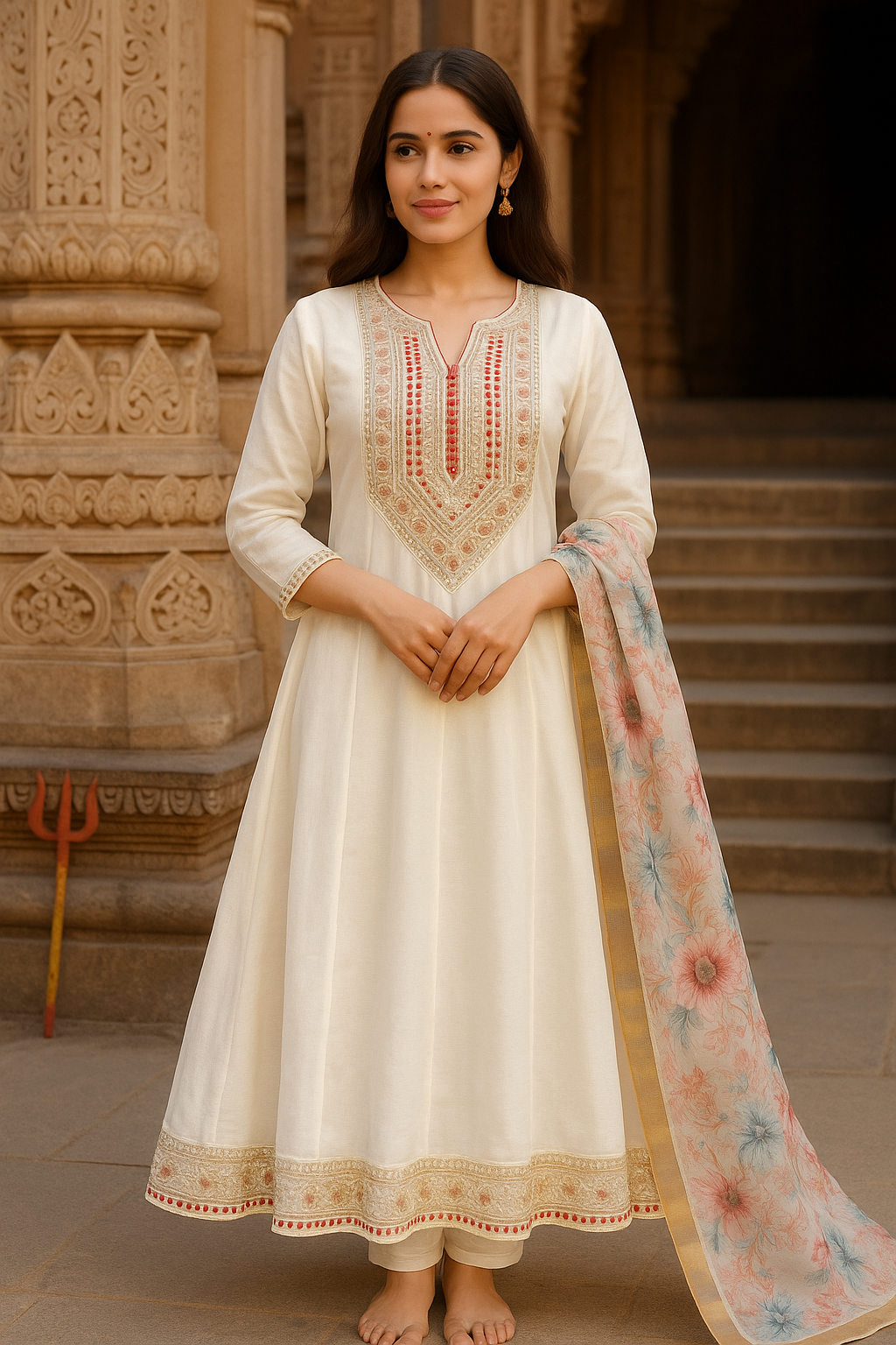 Ethnic Frock Suit