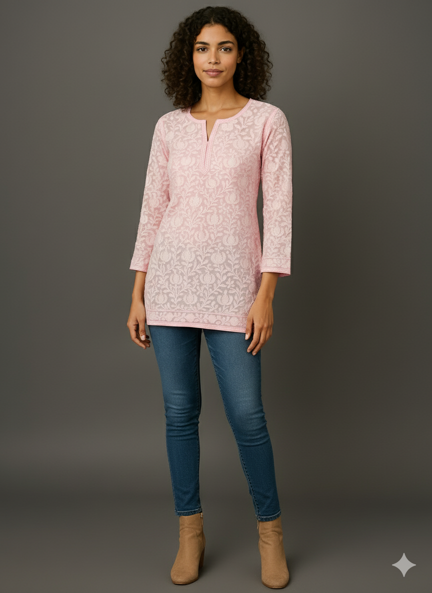 Kashmiri Embroidery Kurti