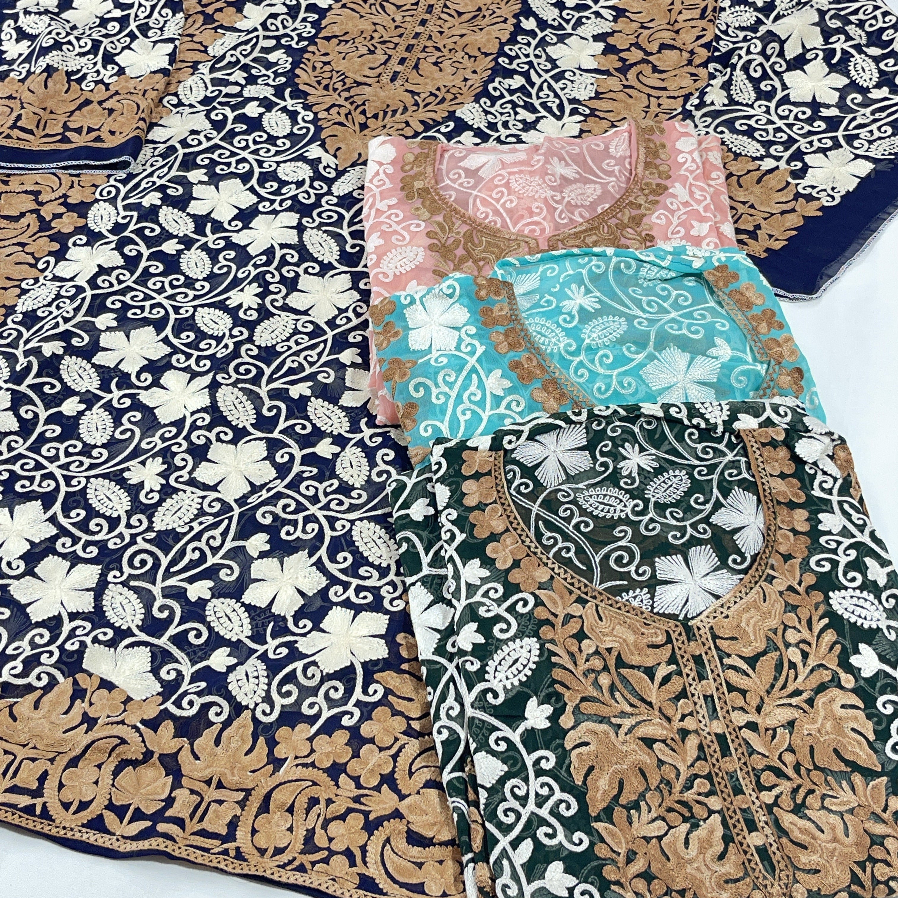 kashmiri Handwoven kurti Semi Stitched