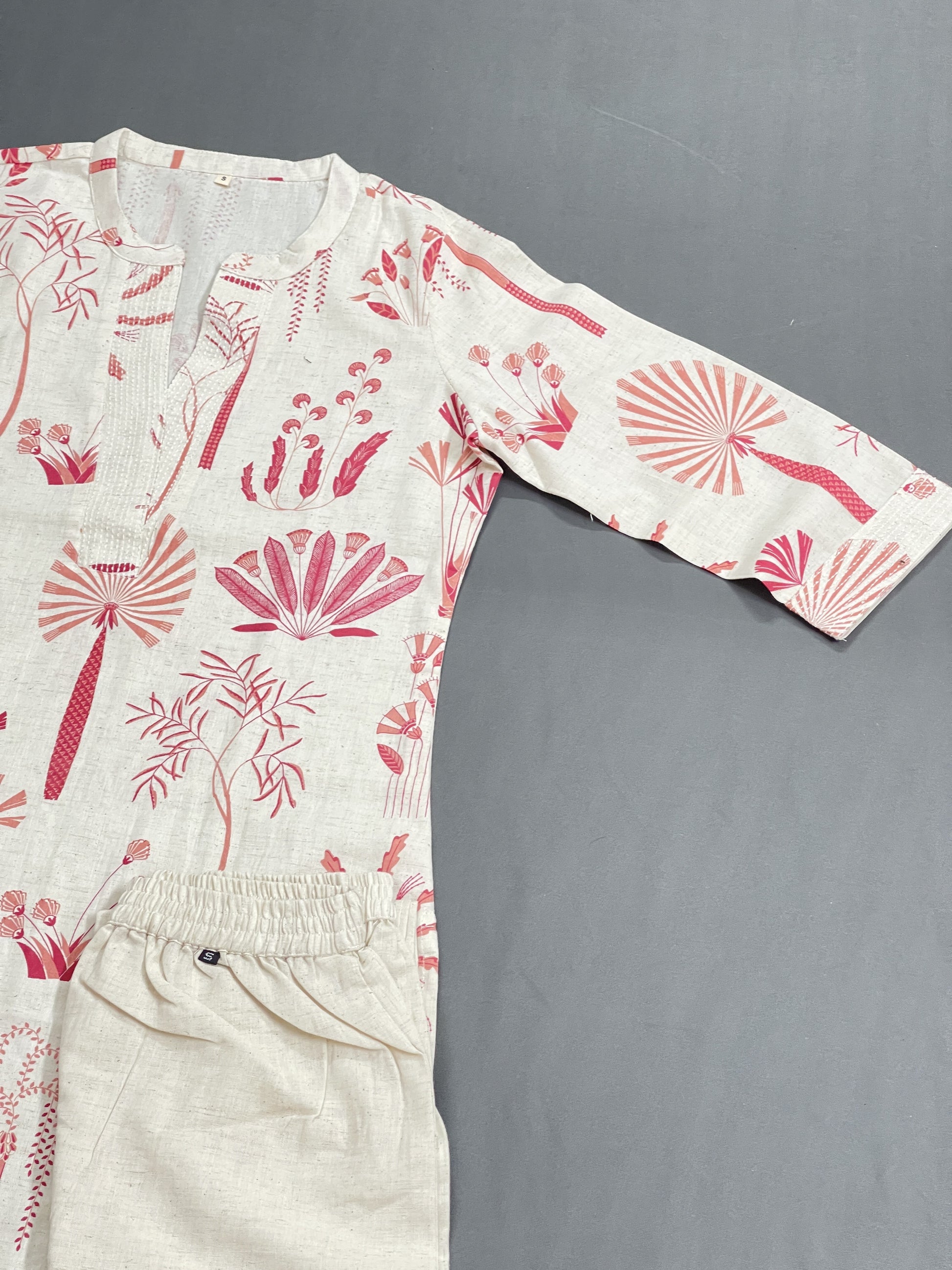 Khadi Kurti Set