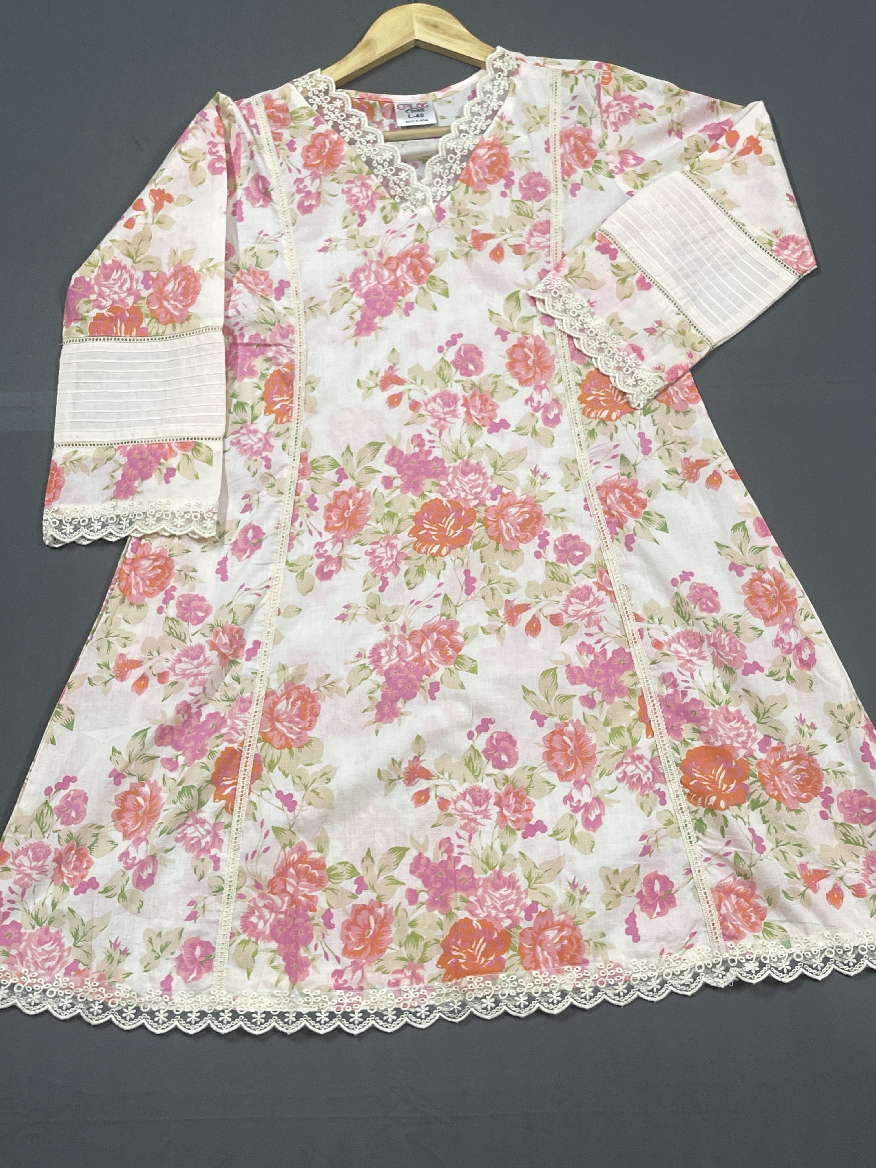 Floral Printed Long Kurti